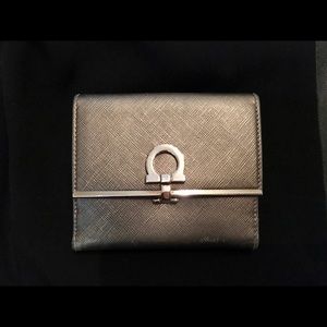 Ferragamo Gancini Saffiano French Wallet